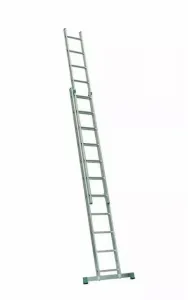 ITOSS Rebrík hliníkový HOBBY 2x14, dvojdielny, univerzálny, výsuvný