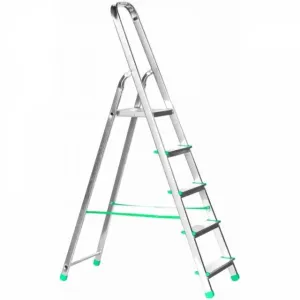 ITOSS Rebrík, schodíky ALW 5-stupňový, jednostranný, s plošinkou #2706456