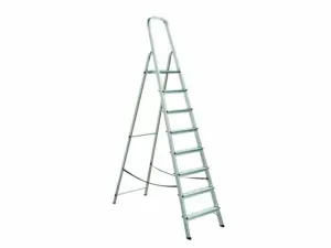 ITOSS Rebrík, schodíky ALW 8-stupňový, jednostranný s plošinkou #2706455