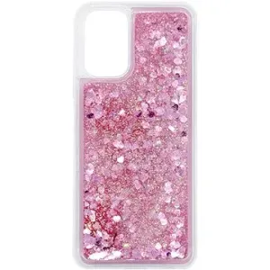 iWill Glitter Liquid Heart Case pre Xiaomi Redmi Note 10S Pink