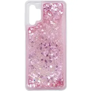 iWill Glitter Liquid Heart Case pre Samsung Galaxy A32 Pink