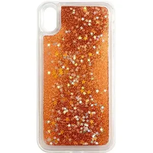 iWill Glitter Liquid Star Case pre Apple iPhone Xr Rose Gold