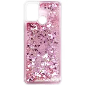 iWill Glitter Liquid Heart Case pre Realme 7i Pink