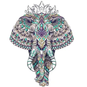 Drevené puzzle Magic Elephant/L