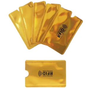 Ochranný obal na kartu RFID-Zlatá KP22542
