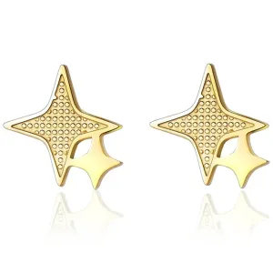 IZMAEL Náušnice Double Star Zlatá KP23460