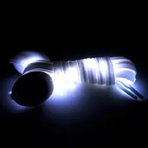 LED šnúrky do topánok-Biela KP18488