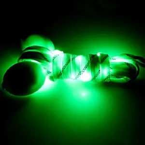LED šnúrky do topánok-Zelená KP18491