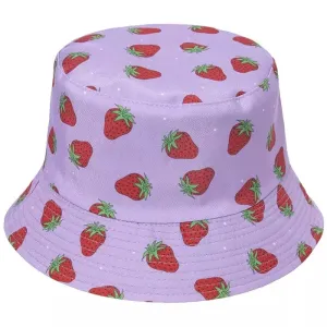 Klobúk Strawberries-Fialová KP22920