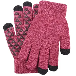 Zimné rukavice-Ružová KP21365