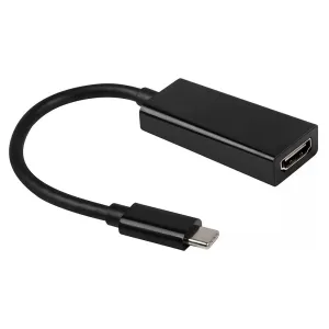 Adaptér - USB Typ C na HDMI 4K / 2K 0,25m - Čierna KP24024