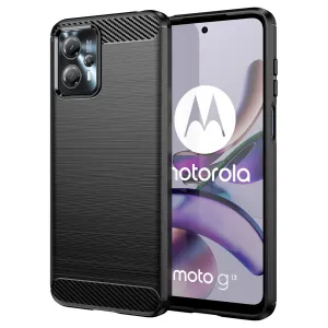 IZMAEL Motorola Moto G13 Puzdro Carbon Bush TPU  KP27674 čierna