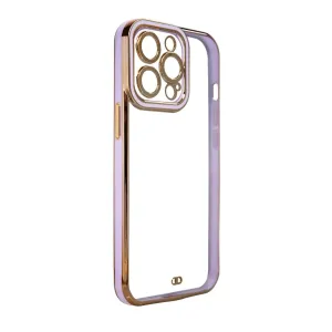 IZMAEL Apple iPhone 12 Fashion Case  KP24803 fialová