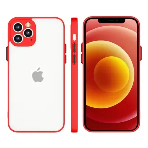 IZMAEL Apple iPhone 12 Pro Max Silikónové flexibilné puzdro Milky Case  KP11772 červená