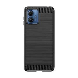 IZMAEL Motorola Moto G14 Puzdro Carbon Bush TPU  KP28568 čierna
