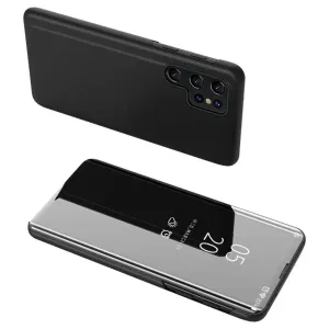 MG Clear View knižkové puzdro na Samsung Galaxy S23 Ultra, čierne