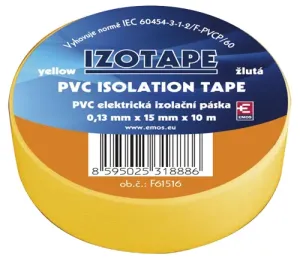 EMOS Izolačná páska PVC 15mm / 10m žltá, 2001151060
