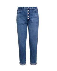 Jeansy J BRAND HEATHER SUPER HIGH RISE BUTTON FLY JEAN