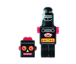 Fan mini Robot /ventilátor, čierny
