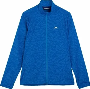 J.Lindeberg Ash Light Packable Golf Jacket Print Lapis Outline Bridge Swirl L Bunda