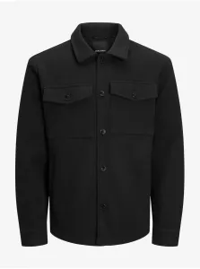 Čierna ľahká košeľová bunda Jack & Jones Blastellar