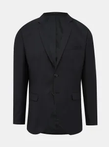 Čierne oblekové sako s prímesou vlny Jack & Jones Solaris #576590