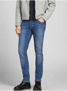 Blue slim fit jeans Jack & Jones Glenn - Men #635067