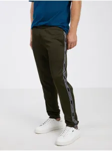 Khaki Sweatpants with Stripes Jack & Jones Will - Men's #705113