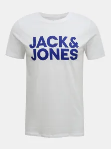 Biele pánske tričko Jack & Jones #9413272