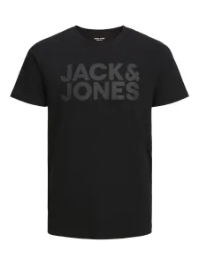 Jack&Jones Pánske tričko JJECORP Slim Fit 12151955 Large/Black S