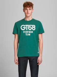 Green T-Shirt with print Jack & Jones Enrique - Men #634152