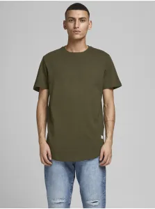 Khaki Mens Basic T-Shirt Jack & Jones Noa - Men #4642912