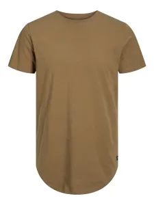 Jack&Jones Pánske tričko JJENOA Long Line Fit 12113648 Otter XL
