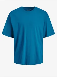 Modré basic tričko Jack & Jones #632191