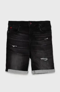 Detské rifľové krátke nohavice Jack & Jones šedá farba, #6657240
