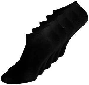 Súprava piatich párov členkových ponožiek v čiernej farbe Jack & Jones Dongo