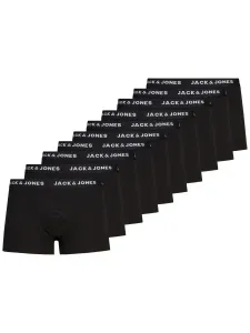 10PACK Men's Jack and Jones Boxer Shorts - Black #8366273