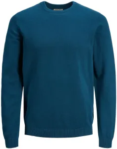 Jack&Jones Pánsky sveter JJEBASIC 12137190 Sailor Blue L