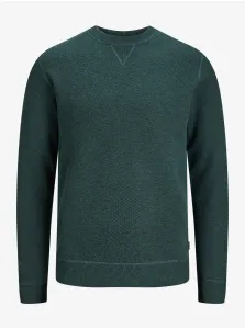 Dark Green Jack & Jones Cameron Sweater - Men #8268782