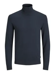 Jack&Jones Pánsky sveter Regular Fit JJEEMIL 12157417 Navy Blazer S