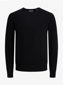 Čierný basic sveter Jack & Jones Emil #4625699