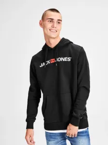 Jack&Jones Pánska mikina JJECORP Regular Fit 12137054 Black XL