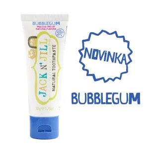 Jack N’ Jill Toothpaste prírodná zubná pasta pre deti príchuť Bubblegum 50 g