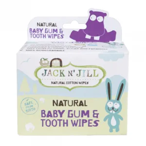 Jack N’ Jill Natural vlhčené obrúsky na ochranu zubov a ďasien 25 ks #26168