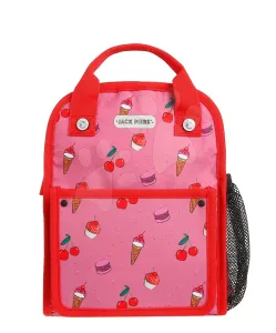 Školská taška batoh Backpack Amsterdam Small Cherry Pop Jack Piers malá ergonomická luxusné prevedenie od 2 rokov 23*28*11 cm