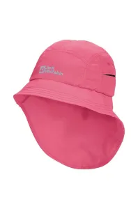 Detský klobúk Jack Wolfskin VILLI VENT LONG HAT K ružová farba
