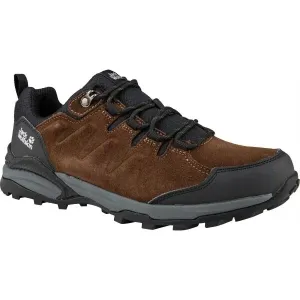 Jack Wolfskin MTN GOAT LOW M Pánska outdoorová obuv, hnedá, veľkosť 40.5
