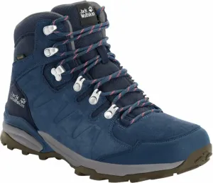 Jack Wolfskin Refugio Texapore Mid W Dark Blue/Grey 39,5 Dámske outdoorové topánky