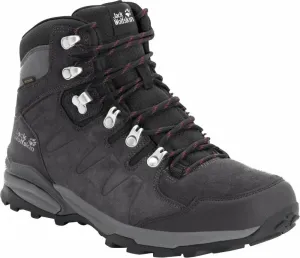 Jack Wolfskin Refugio Texapore Mid W Dark Steel/Purple 39,5 Dámske outdoorové topánky