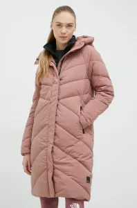 Páperová bunda Jack Wolfskin dámska, ružová farba, zimná, #5705104